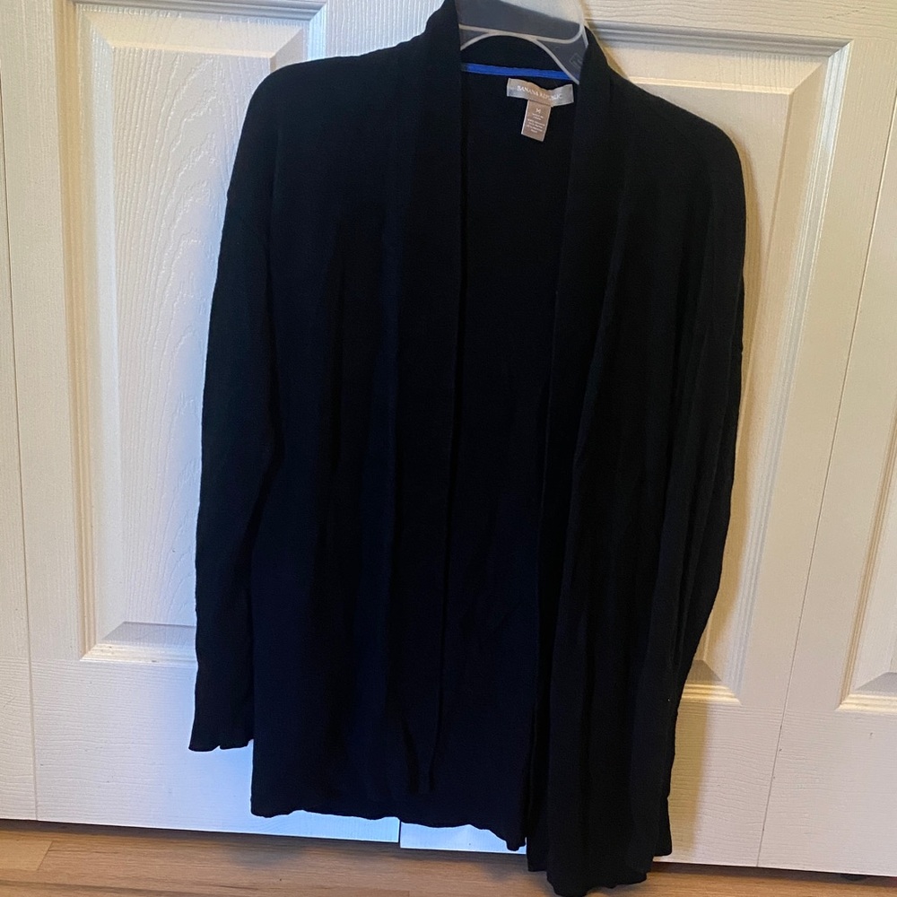 Banana Republic Black Cardigan Sweater